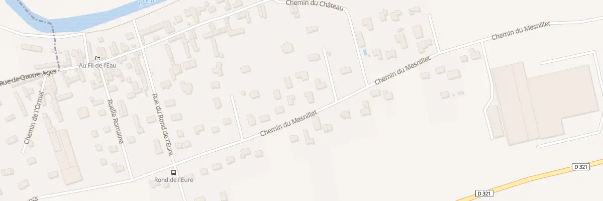 Plan du 668 Che du Mesnillet à Criquebeuf-sur-Seine