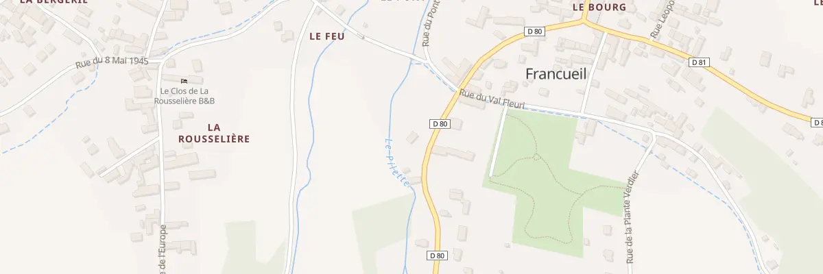 Plan du 18 Rue du Moulin Neuf à Francueil