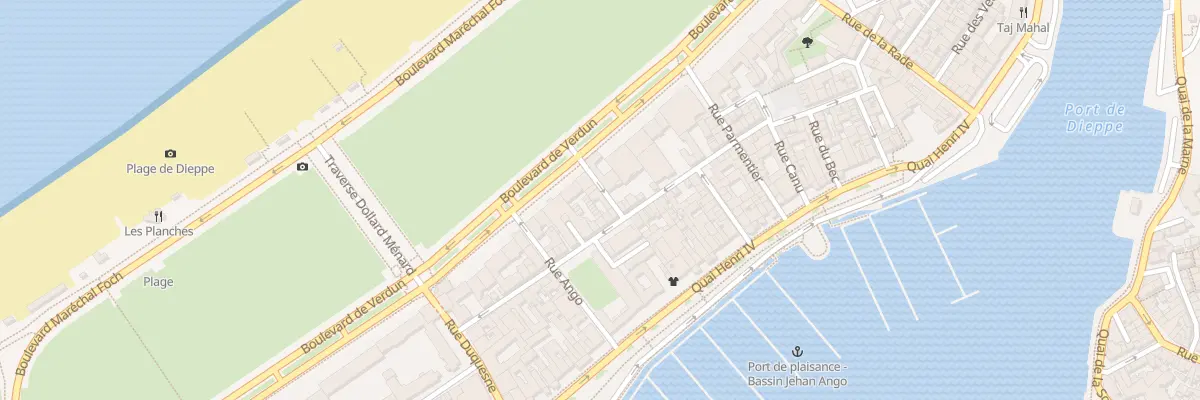 Plan du 3 Rue de la Brasserie à Dieppe