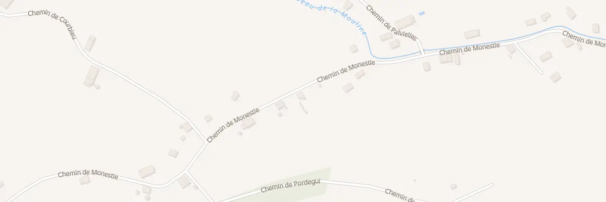 Plan du 1043 Che de Monestié à Castelsarrasin