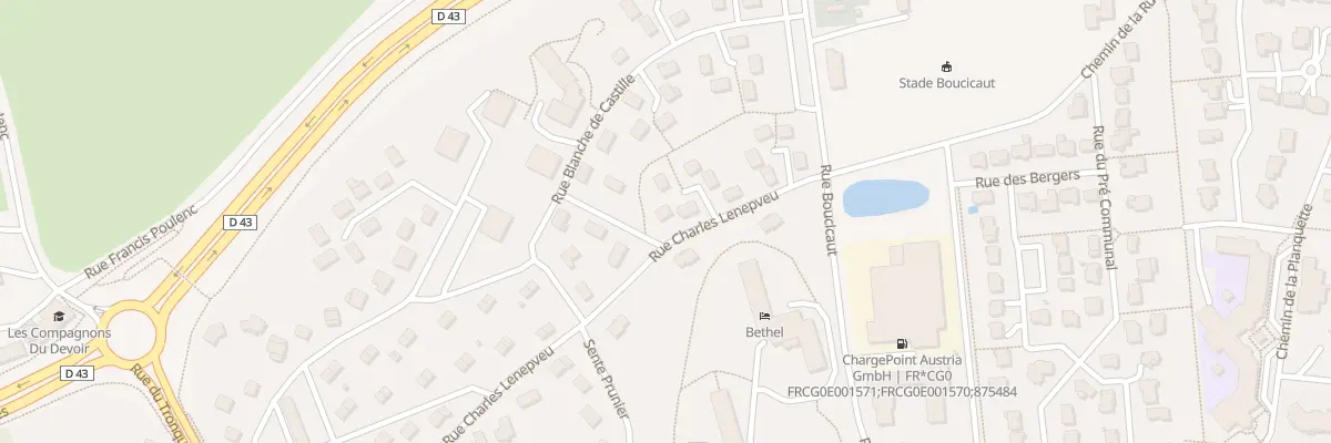 Plan du 29 Rue Charles Lenepveu à Mont-Saint-Aignan