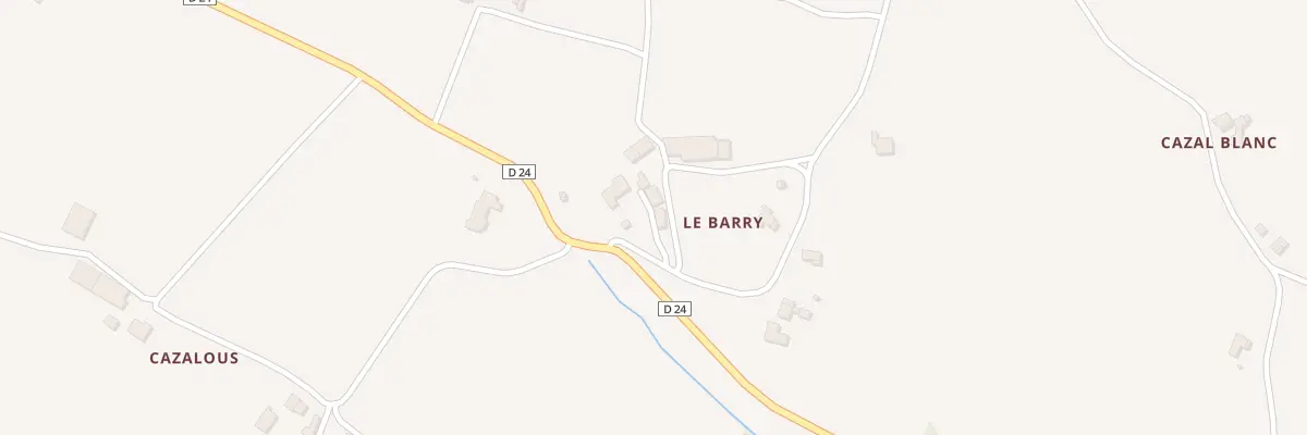 Plan du 5073 Barry à Belvèze