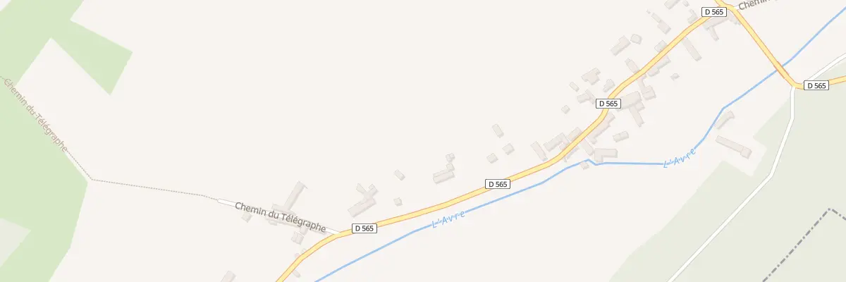 Plan du 9001 Rue des Maraîchers à Breux-sur-Avre