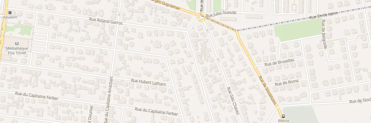 Plan du 4 Rue Cdt Guilbaud à Saint-Étienne-du-Rouvray