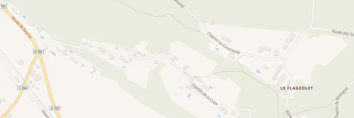 Plan du 204 Le Grelat à Castels et Bézenac