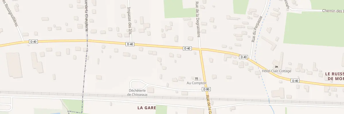 Plan du 44B Rue de l’Europe à Chisseaux