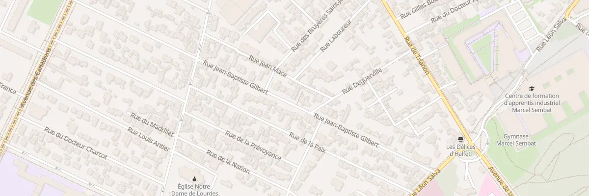 Plan du 63 Rue Jean-Bapt Gilbert à Sotteville-lès-Rouen