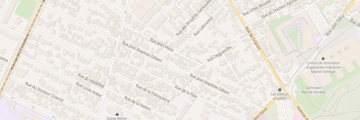 Plan du 69 Rue Jean-Bapt Gilbert à Sotteville-lès-Rouen