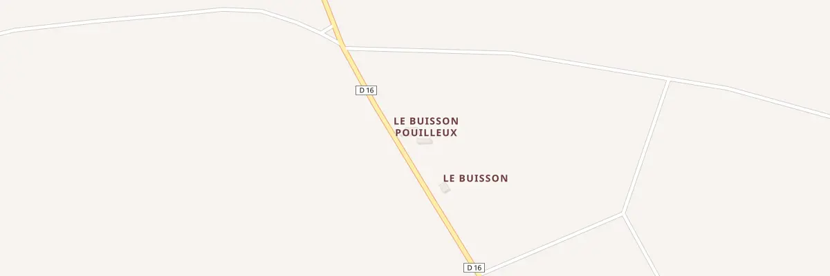 Plan du 14 Le Buisson à Crucheray