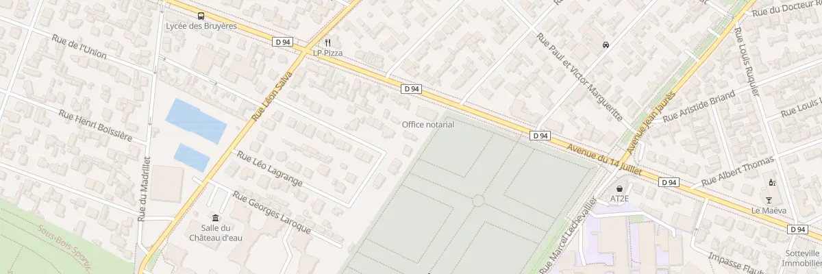 Plan du 13D Rue Leo Lagrange à Sotteville-lès-Rouen