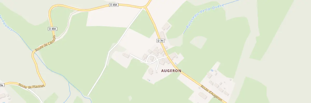 Plan du 80A Augeron à Saint-Michel