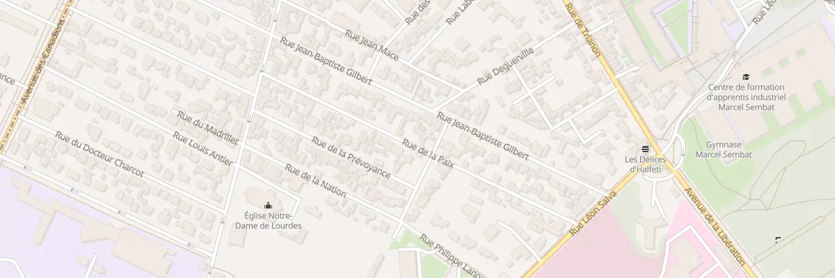 Plan du 4 Rue de la Paix à Sotteville-lès-Rouen
