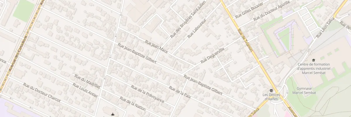 Plan du 73 Rue Jean Bapt Gilbert à Sotteville-lès-Rouen