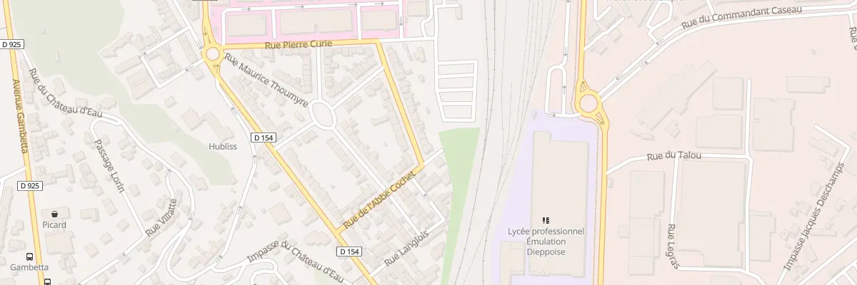 Plan du 31 Rue Amiral Lebourgeois à Dieppe