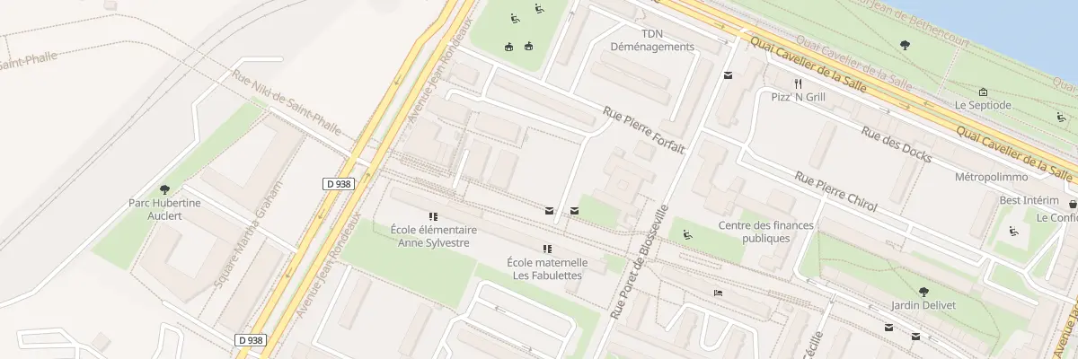 Plan du 15D Rue Forfait à Rouen