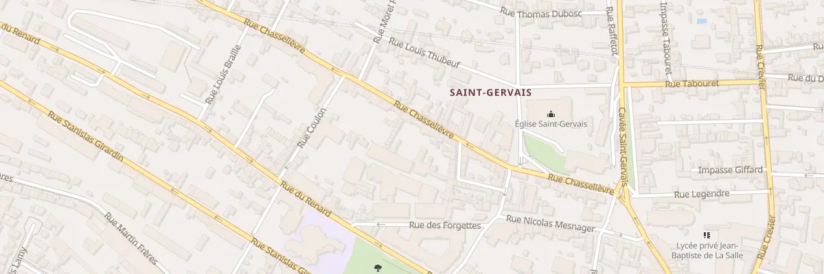 Plan du 41B Rue Chasselievre à Rouen