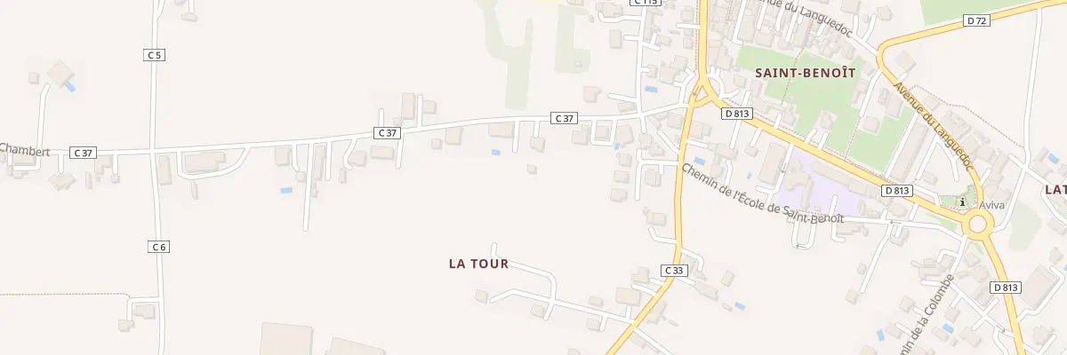 Plan du 101 Che de Chambert à Moissac