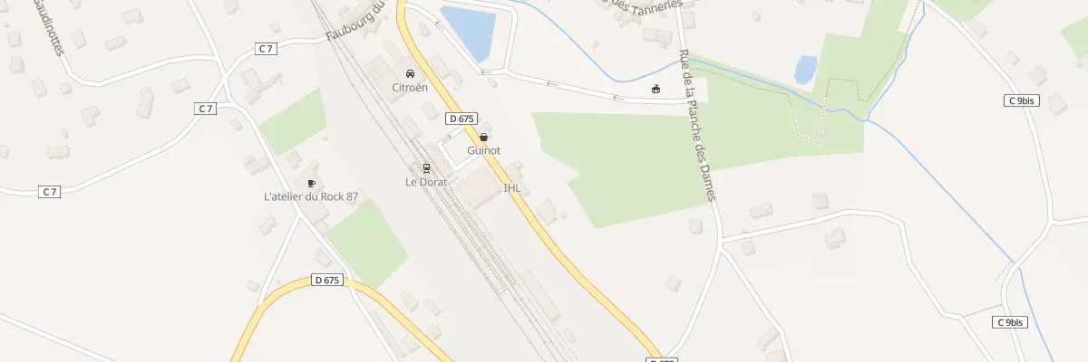 Plan du 41 Av de la Gare au Dorat
