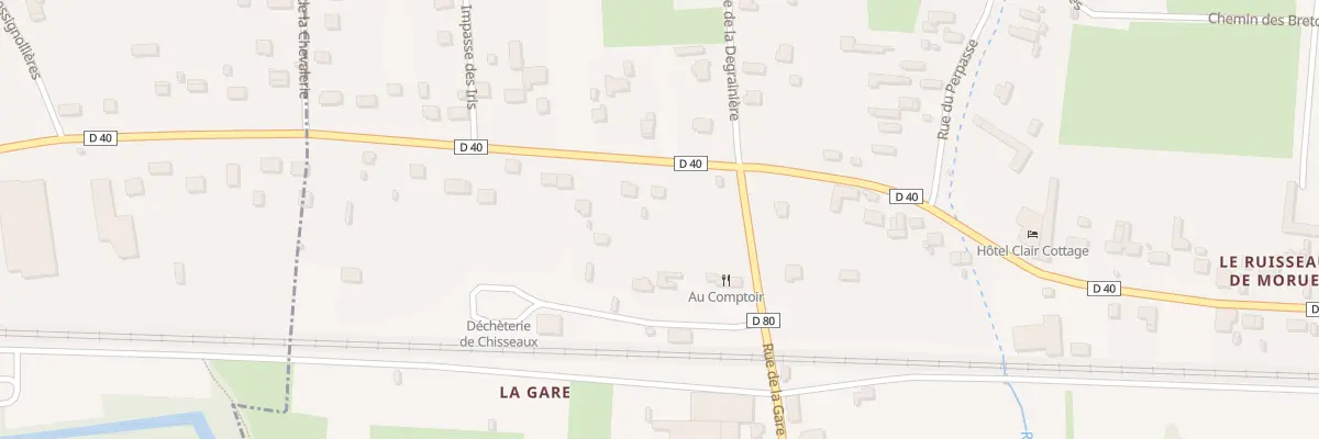 Plan du 44 Rue de l’Europe à Chisseaux