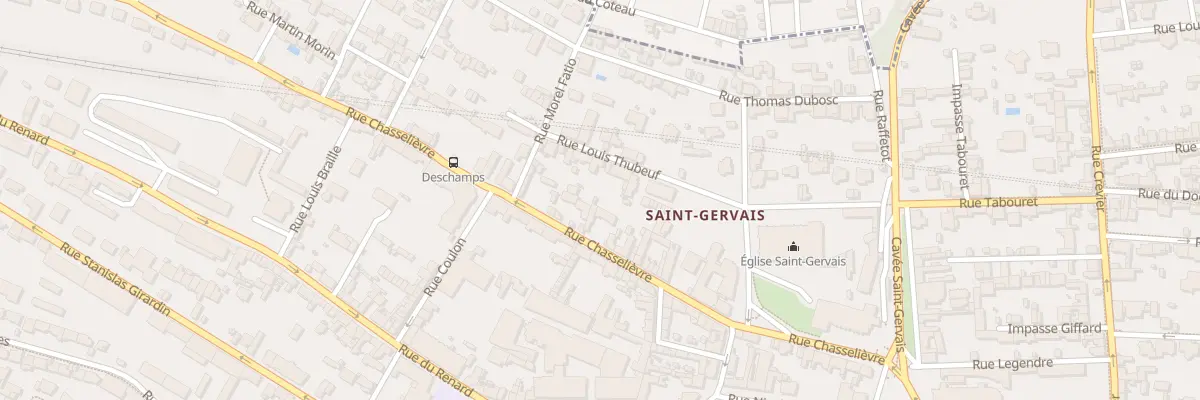 Plan du 36 Rue Chasselievre à Rouen