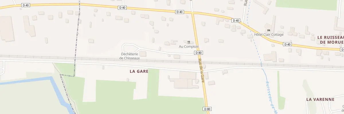 Plan du 5 Pl des Anciens Combattants à Chisseaux