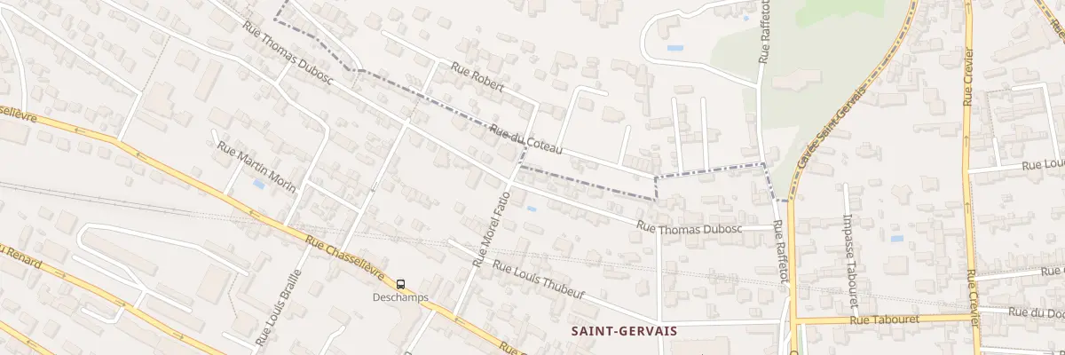 Plan du 40 Rue Thomas Dubosc à Rouen