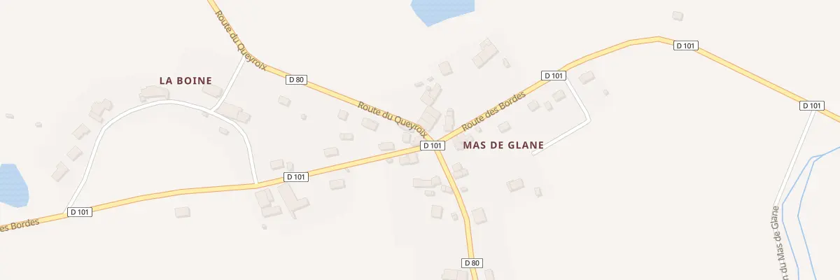 Plan du 5395 Mas de Glane à Veyrac