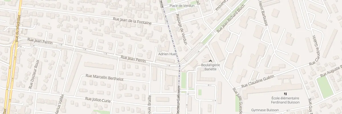Plan du 91 Rue Jean Perrin à Saint-Étienne-du-Rouvray