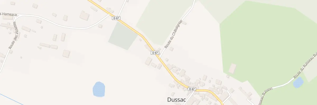 Plan du 260 Rte des Maisonnettes à Dussac