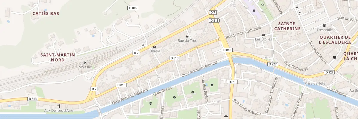 Plan du 15 Rue Gambetta à Moissac