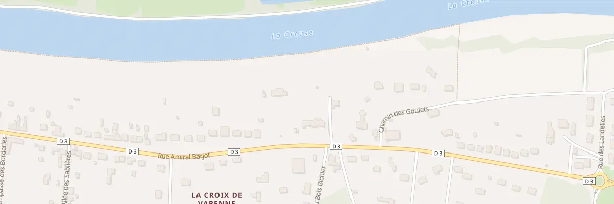 Plan du 107 Rue Amiral Barjot au Blanc