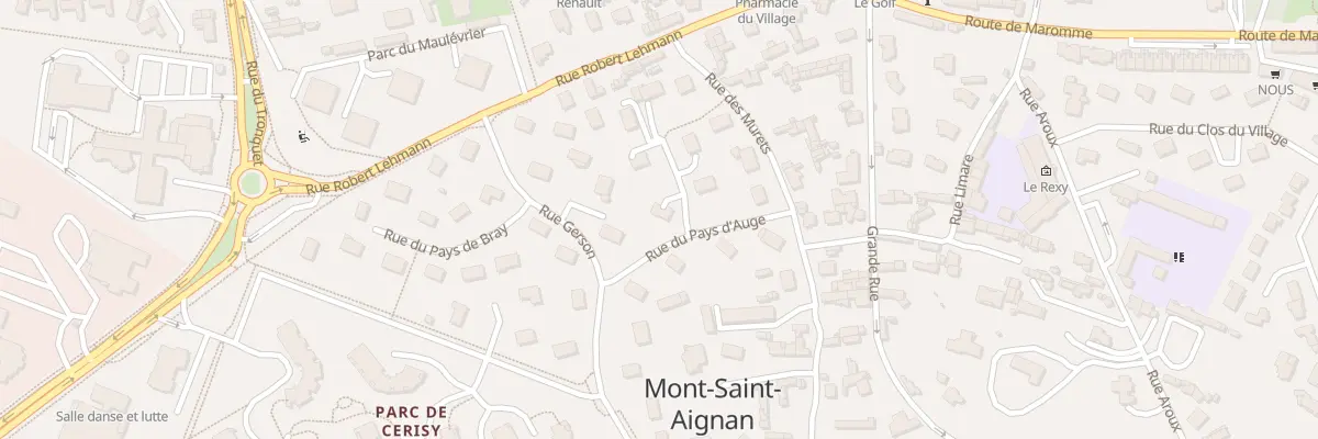Plan du 14 Rue du Pays d’Auge à Mont-Saint-Aignan