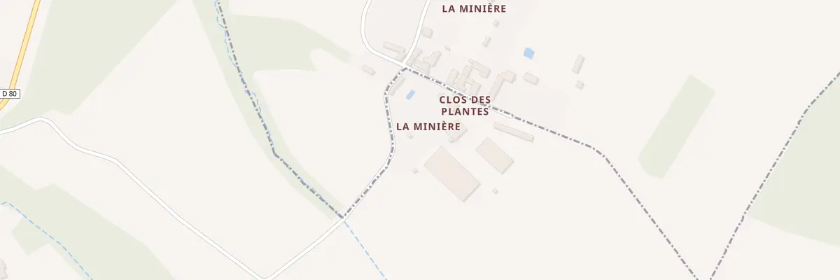 Plan du 22 La Minière à Luzillé