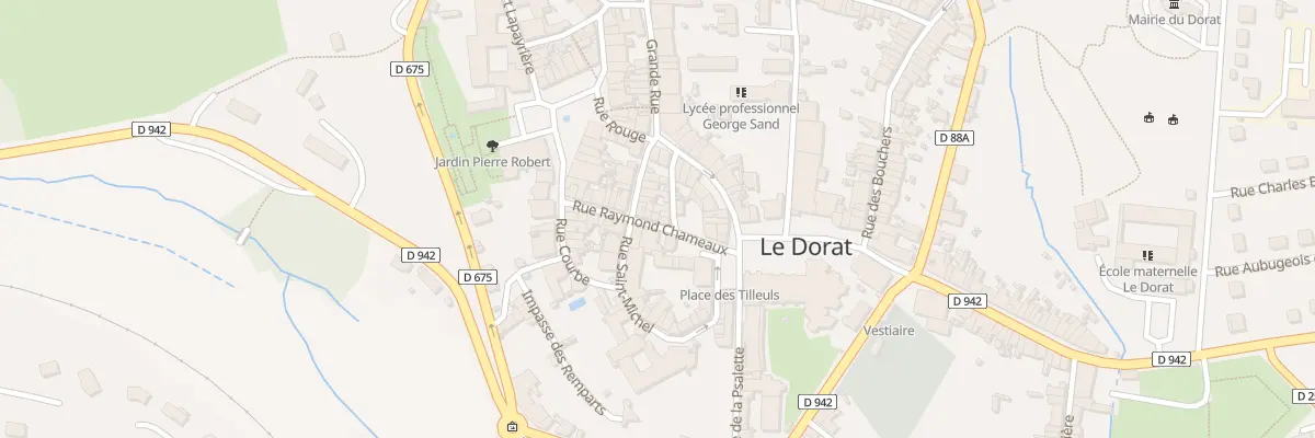 Plan du 19 Rue Raymond Chameaux au Dorat