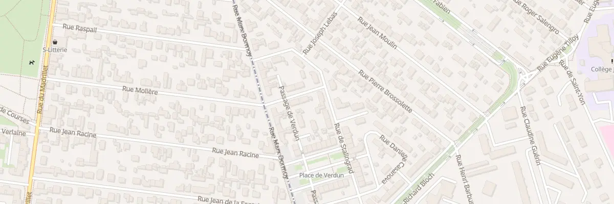 Plan du 1 Rue de Chateaubriant à Sotteville-lès-Rouen