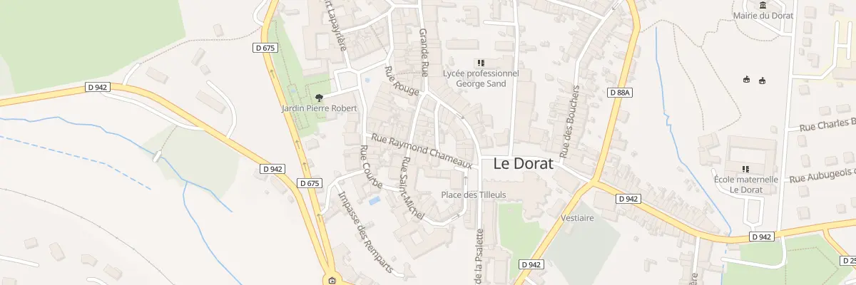 Plan du 21 Rue Raymond Chameaux au Dorat