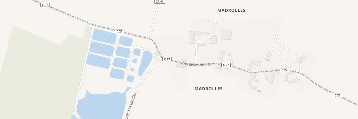 Plan du 14 Madrolles à Pouligny-Saint-Pierre