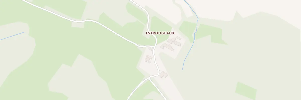 Plan du 86 Estrougeaux à Cérizols