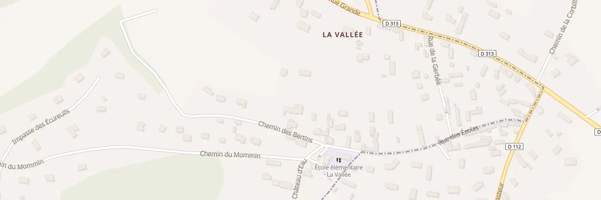 Plan du 3 Che des Bertins à La Haye-Malherbe