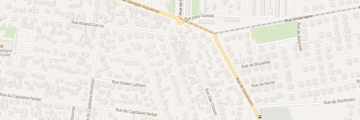 Plan du 11 Rue Cdt Guilbaud à Saint-Étienne-du-Rouvray
