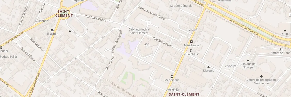 Plan du 129 Rue Méridienne à Rouen