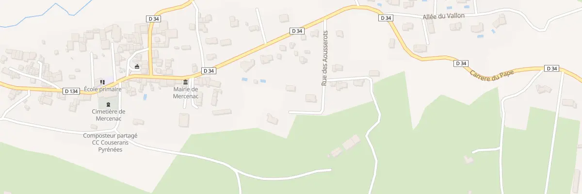 Plan du 4 Rue des Aousserots à Mercenac