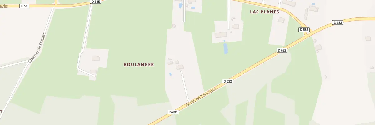 Plan du 22 Boulanger à Bragayrac