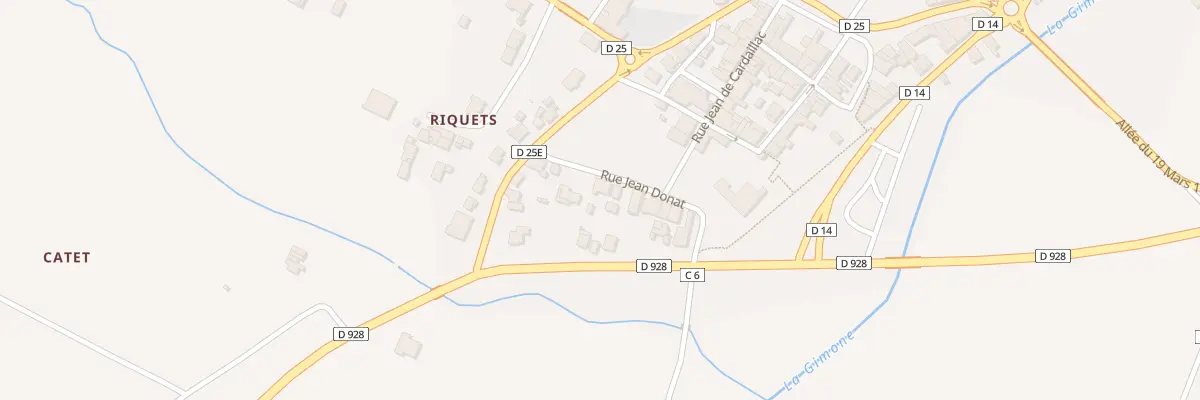 Plan du 5334 Village à Larrazet