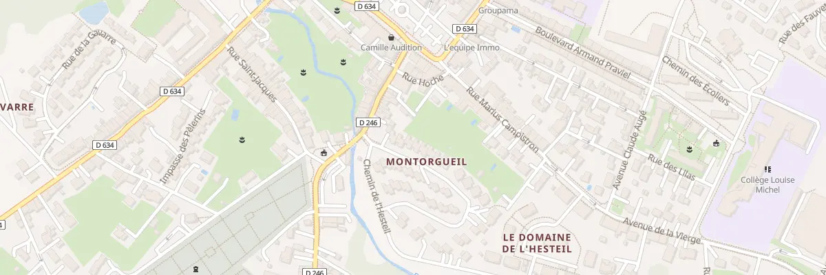 Plan du 6 Rue Edmond Michelet à L’Isle-Jourdain