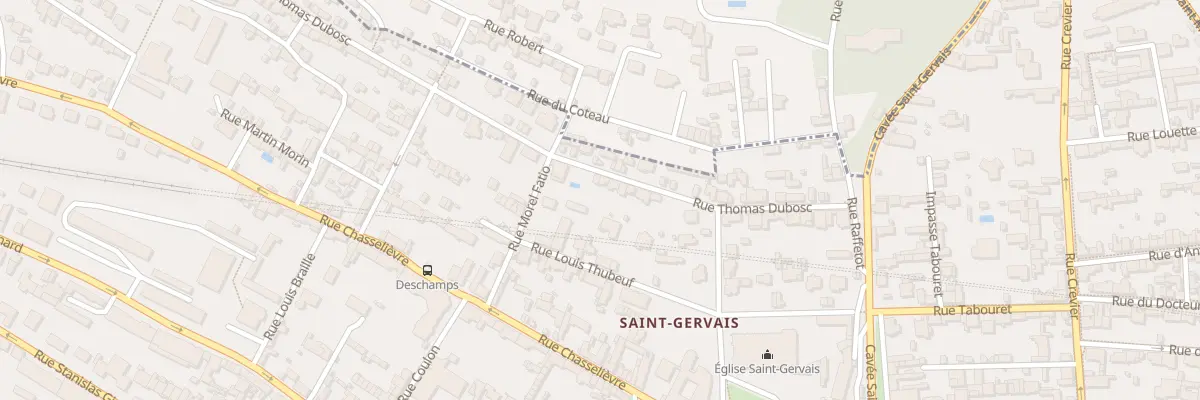 Plan du 29 Rue Thomas Dubosc à Rouen