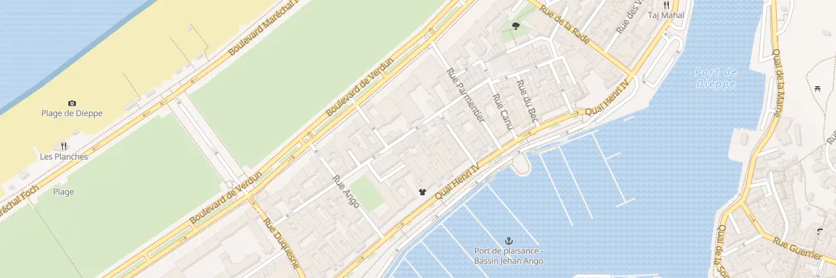 Plan du 44 Rue Desceliers à Dieppe