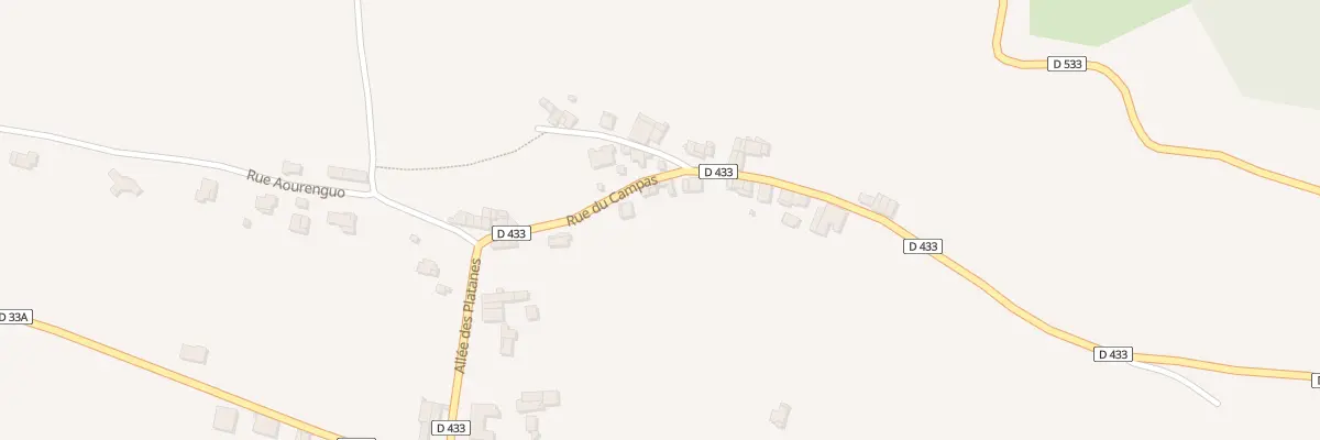 Plan du 40 Le Campas à Montgauch