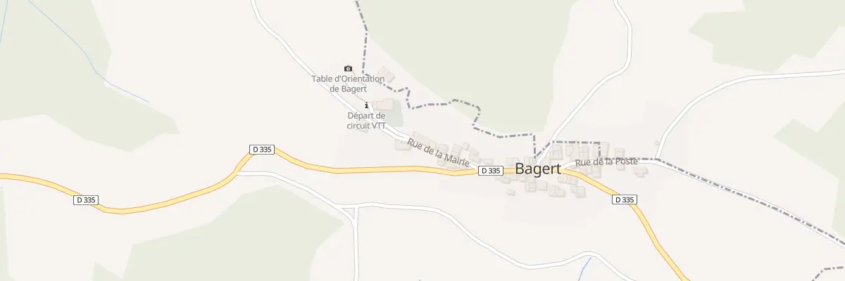 Plan du 20 Bagert à Bédeille