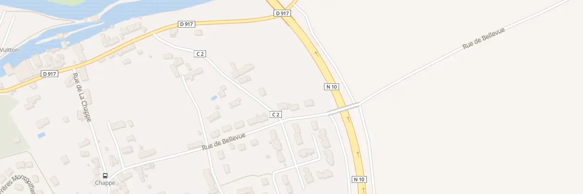 Plan du 345 Rue de Bellevue à Vendôme